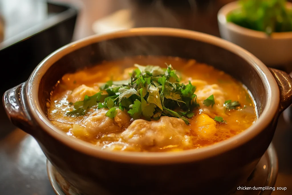 Chicken Dumpling Soup Recipe