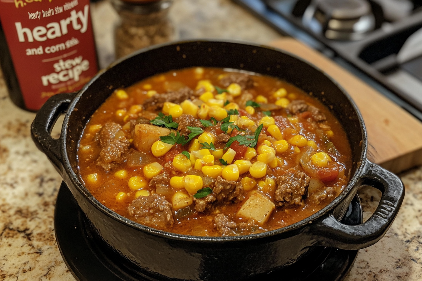 hearty beef and corn stew recipe