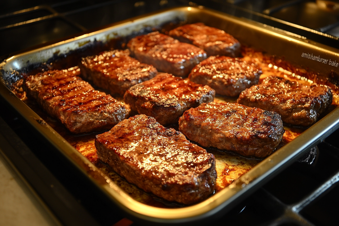 amish hamburger steak bake recipe