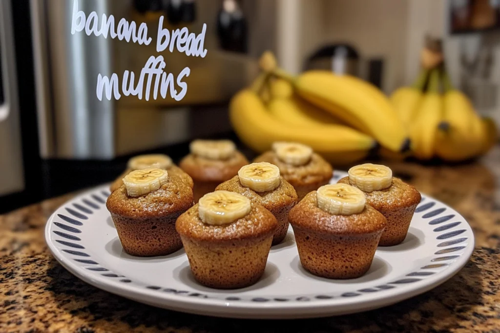 Banana Bread Mini Muffins