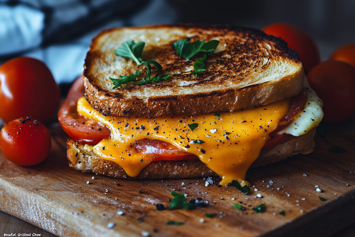 Breakfast Grilled Cheese