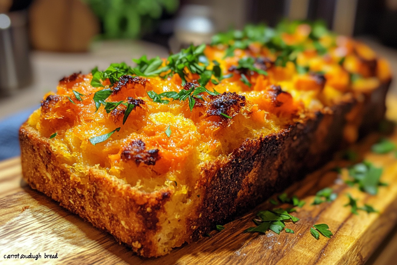 clever carrot sourdough bread