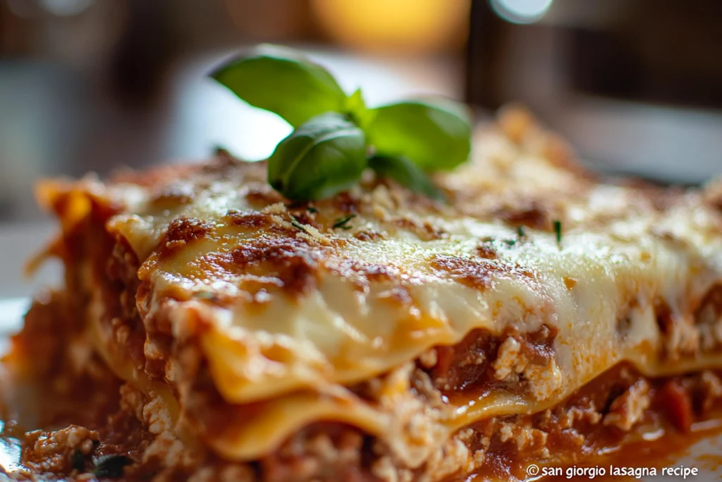 San Giorgio Lasagna Recipe